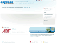 Tablet Screenshot of ecpm.cz